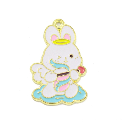 Valentine's Day Alloy Enamel Pendants ENAM-Z015-03G-011-1