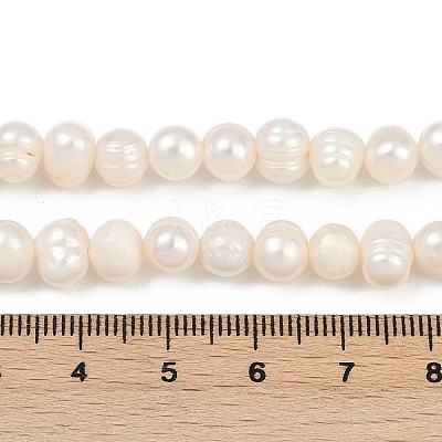 Natural Cultured Freshwater Pearl Beads Strands PEAR-I007-07Y-08A-1