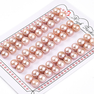 Grade 6A Natural Cultured Freshwater Pearl Beads PEAR-N018-6A-8590C-1