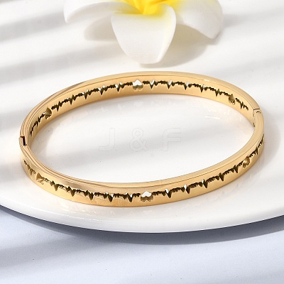 304 Stainless Steel Hinged Bangles BJEW-D408-24G-1