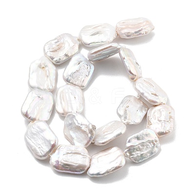 Natural Baroque Keshi Pearl Beads Strands PEAR-P064-01F-03A-1