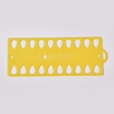 Plastic Embroidery Thread Plate DIY-WH0152-21E-1