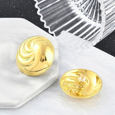 304 Stainless Steel Stud Earrings for Women STAS-Z111-09G-1