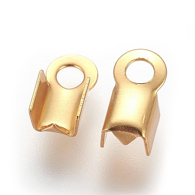 Ion Plating(IP) 304 Stainless Steel Folding Crimp Ends STAS-P227-02G-01-1