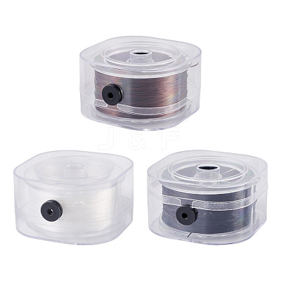 3 Boxes 3 Colors Flat Elastic Crystal String EW-TA0001-12C-1