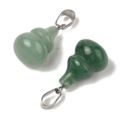 Natural Green Aventurine Pendants G-B127-03P-12-1