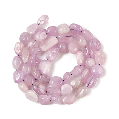 Natural Kunzite Beads Strands G-A254-B02-01-1