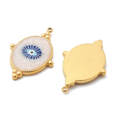 IP Plating(IP) 304 Stainless Steel Enamel Pendants STAS-A103-01G-03-1