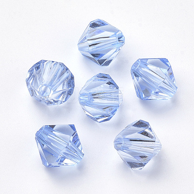 Transparent Acrylic Beads TACR-S146-8mm-16-1