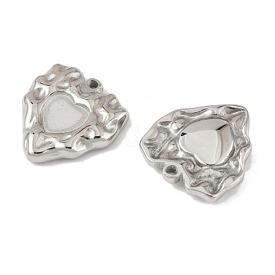 304 Stainless Steel Pendant Cabochon Settings STAS-L022-540P-1