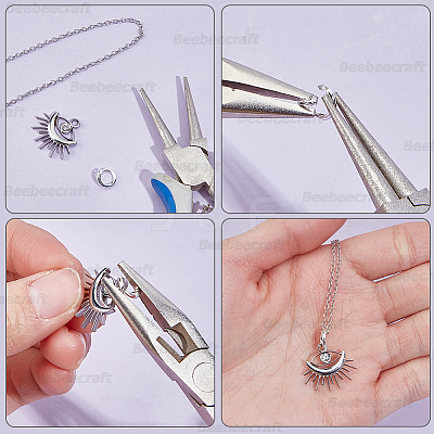 Brass Twister Clasps KK-BBC0023-90S-1