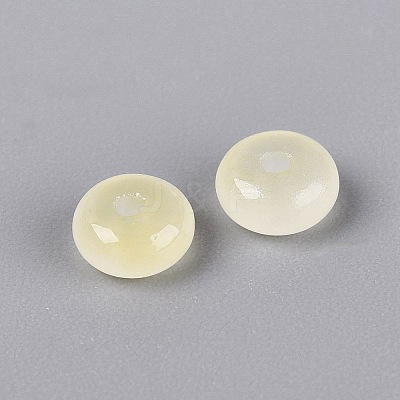 Baking Paint Imitation Jade Glass Beads GL-N006-01A-10-1