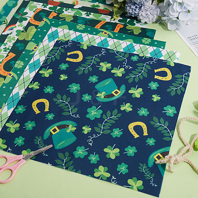 Saint Patrick's Day Printed Cotton Fabric SENE-WH0003-19B-1