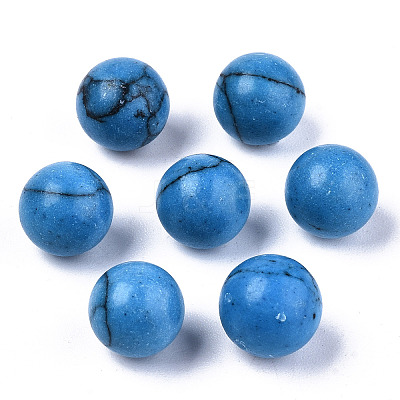 Synthetic Turquoise Beads LS-G-R483-01-8mm-1