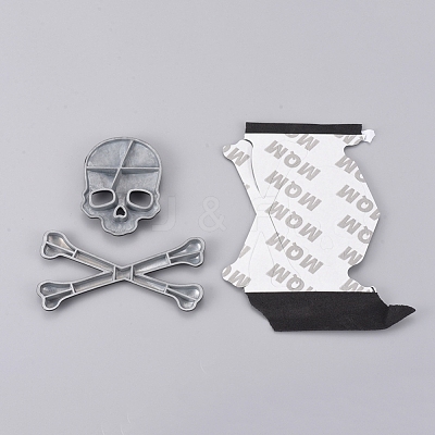 Zinc Alloy Car Stickers DIY-WH0167-51-1