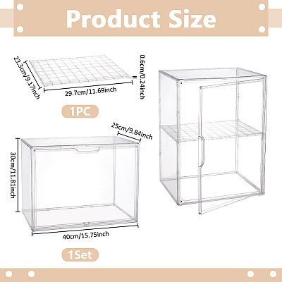 PET Minifigures Display Case ODIS-WH0086-205-1