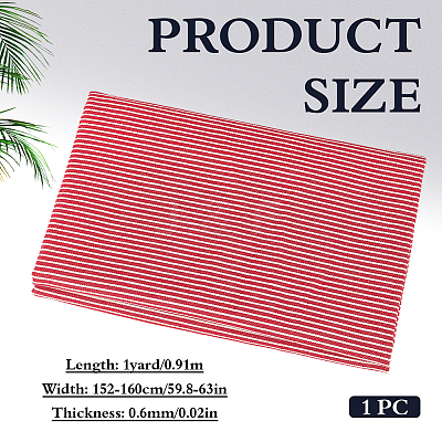 1Yard Stripe Pattern Polycotton Fabric DIY-MA0007-31A-1