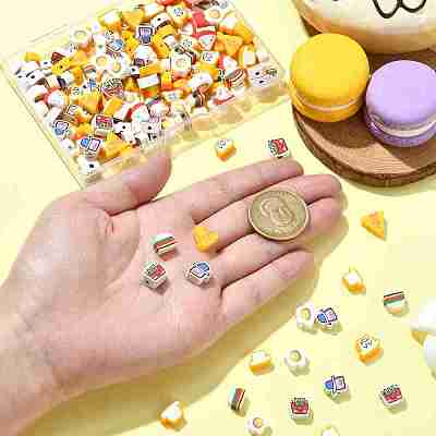 200Pcs 8 Styles Handmade Polymer Clay Beads CLAY-CJ0001-88-1