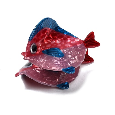 Ocean Theme Acrylic Claw Hair Clips LS-PHAR-P012-B04-1