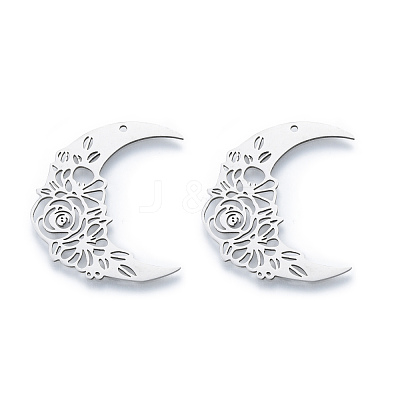 Non-Tarnish 201 Stainless Steel Pendants STAS-N090-LA933-1-1