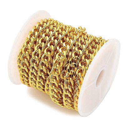 Stainless Steel Curb Chains CHS-G040-02G-1