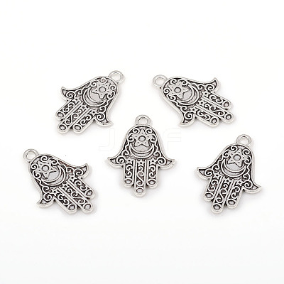 Tibetan Style Alloy Pendants TIBEP-G026-01AS-1