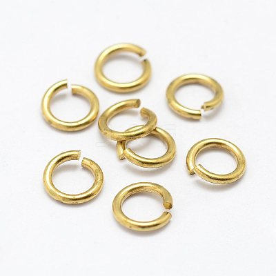 Brass Saw Cut Open Jump Rings LS-KK-P096-08-A-1
