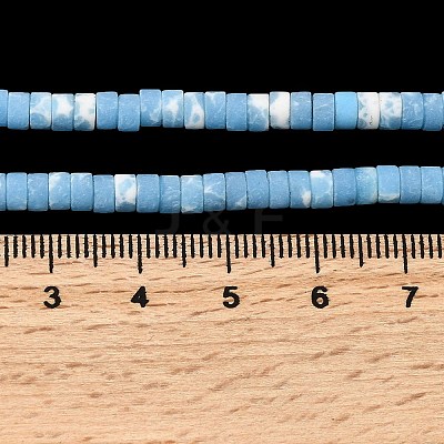 Dyed Synthetic Imperial Jasper Beads Strands G-Z089-A03-F-1