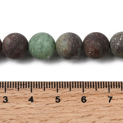 Natural Green Opal Beads Strands G-H045-A03-10MM-01-1
