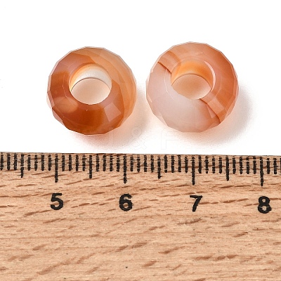 Natural Red Agate European Beads GG-NH0003-A03-1