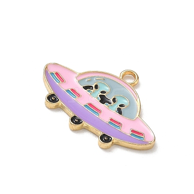 Alloy Enamel Pendants AL-CBACD8B-10A-G-1