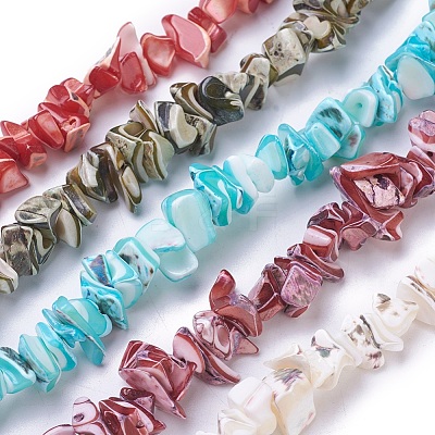 Freshwater Shell Beads Strands BSHE-L039-05-1