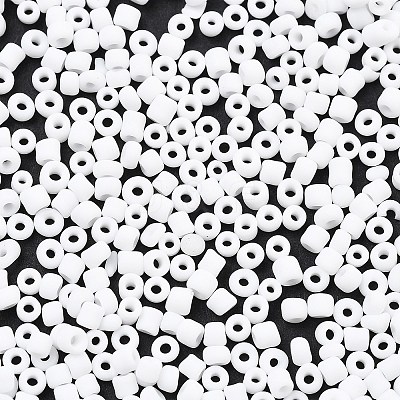 Frosted Opaque 12/0 Glass Seed Beads SEED-R029-2mm-A01-1