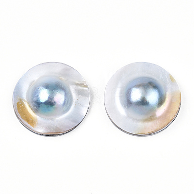 Natural Shell Cabochons PEAR-N020-Q01-1