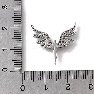Brass Micro Pave Cubic Zirconia Pendants KK-Z102-14P-1