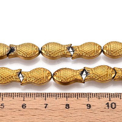 Electroplate Glass Beads Strands EGLA-T025-03G-1