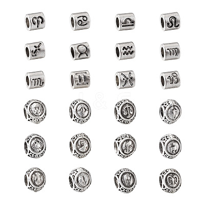 Alloy European Beads PALLOY-TA0002-19AS-RS-1