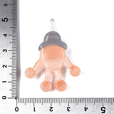 Handmade Lampwork Pendants LAMP-N034-21E-1