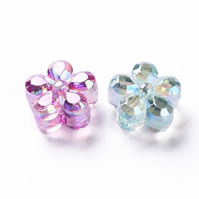 Transparent Acrylic Beads X-TACR-S154-34C-1