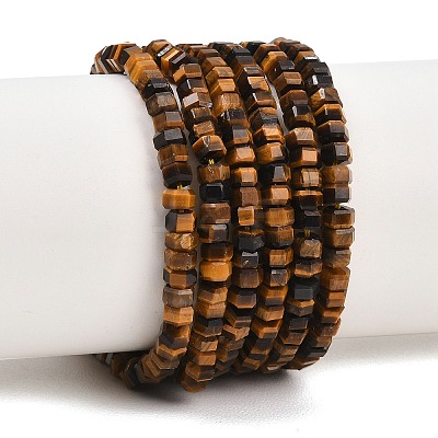 Natural Tiger Eye Beads Strands G-G345-C15-2x4mm-1