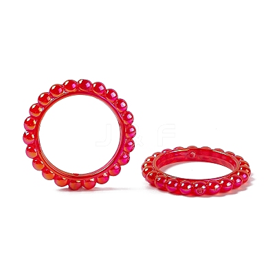 UV Plating Opaque Acrylic Beads Frames PACR-M003-03-1