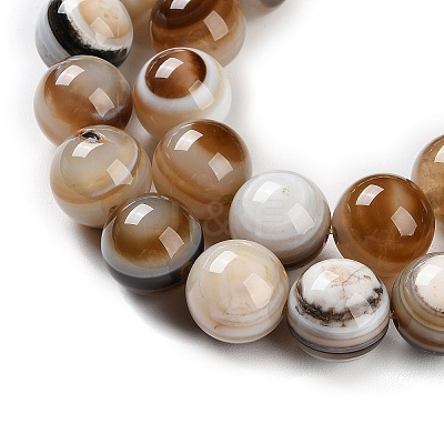 Natural Eye Agate Beads Strands G-NH0019-F02-02-1