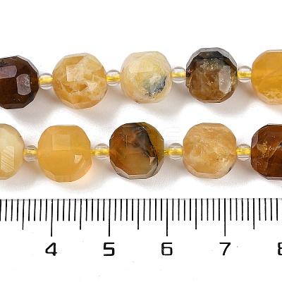 Natural Yellow Opal Beads Strands G-B125-O06-01-1