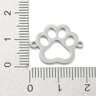 Non-Tarnish 304 Stainless Steel Hollow Connector Charms STAS-P332-02P-1