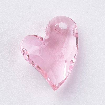 Transparent Acrylic Charms X-MACR-G055-11mm-26X-1