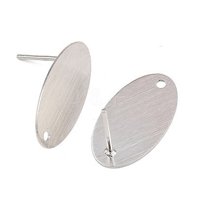 316 Stainless Steel Stud Earring Findings STAS-D389-01P-1