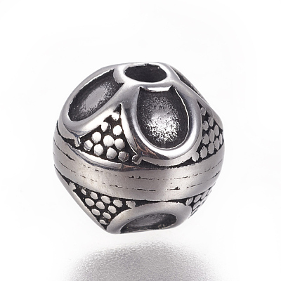 304 Stainless Steel Beads STAS-F212-049AS-1
