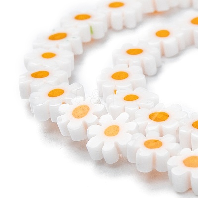 Handmade Millefiori Glass Bead Strands X1-LAMP-J035-8mm-23-1