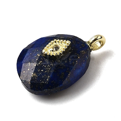 Dyed Natural Lapis Lazuli Pendants G-Z090-01G-07-1