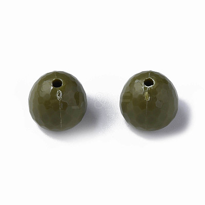 Opaque Acrylic Beads MACR-S373-10A-A11-1